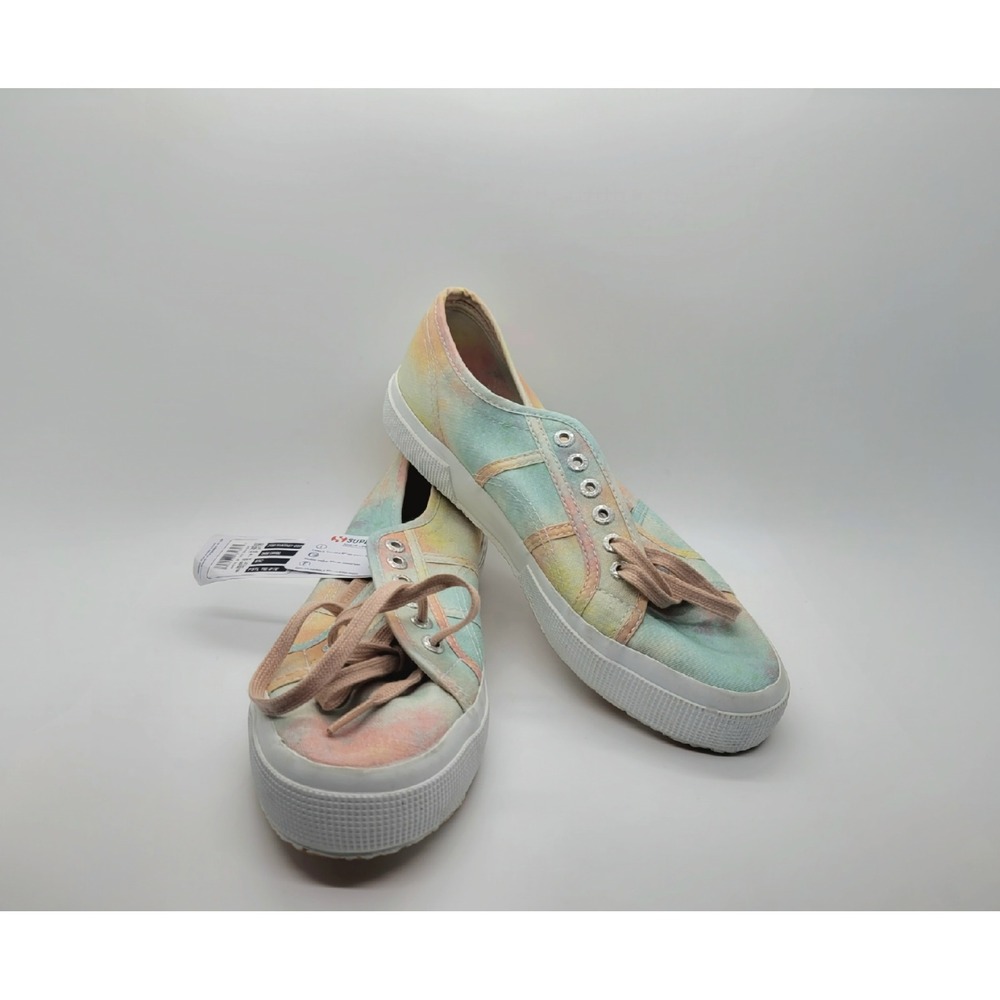 Superga 2750 Fantasy Cotu Pastel Tie Dye Canvas Sneakers S001W00-A3E Size 8.5W